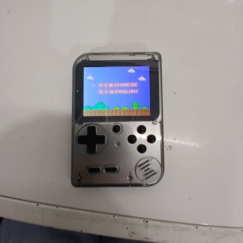 RETRO MINI HANDHELD GAME PLAYER CONSOLE - SILVER image 2