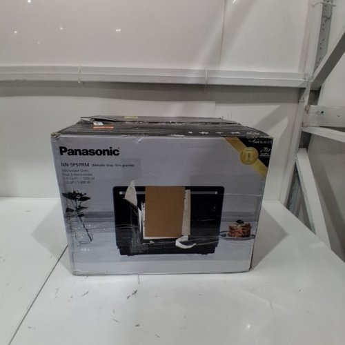 PANASONIC COUNTERTOP MICROWAVE OVEN WITH GENIUS SENSOR 2.0 - 11 MODES, 1200W - 1.0 CUBIC FT - METALLIC GREY (MODEL: NN-SF57RMC) image 7