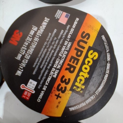 6PK 3M SCOTCH SUPER 33+ VINYL ELECTRICAL TAPE - 3/4" - BLACK image 2