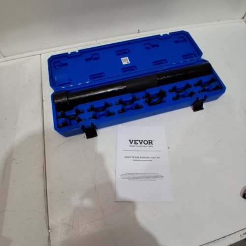 13PC VEVOR HEAVY DUTY INNER TIE ROD REMOVAL TOOL KIT WITH STORAGE CASE - 1/2" DRIVE TUBE - BLACK/BLUE (MODEL: XC1049) image 2