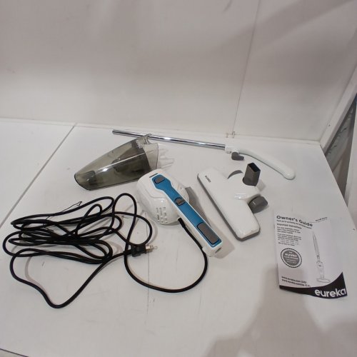 EUREKA LIGHTWEIGHT CORDED STICK VACUUM - AQUA BLUE / WHITE - (MODEL: NES100) image 5