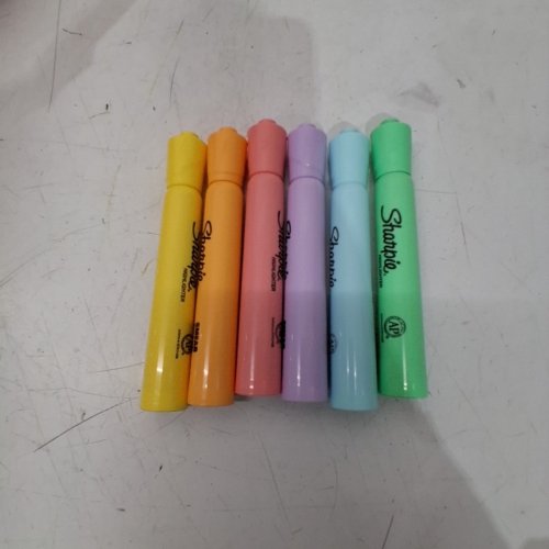 6PK SHARPIE CHISEL TIP TANK HIGHLIGHTERS - MILD PASTEL COLOURS (MODEL: 2157488) image 2