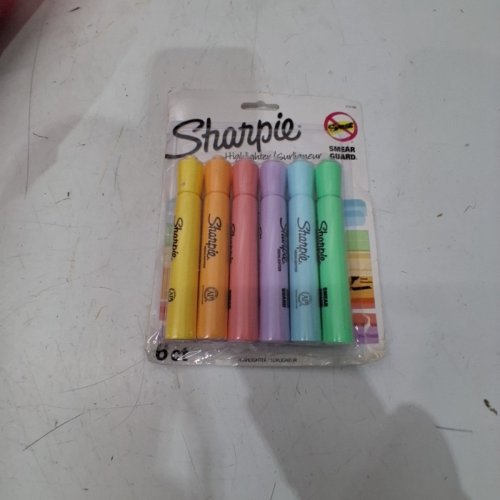 6PK SHARPIE CHISEL TIP TANK HIGHLIGHTERS - MILD PASTEL COLOURS (MODEL: 2157488) image 3