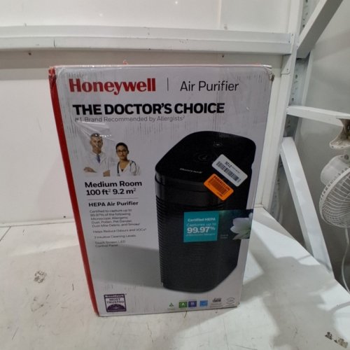 HONEYWELL CORDED HEPA AIR PURIFIERS - COVERS 465SQ.FT - BLACK (MODEL: HPA075BC) image 6