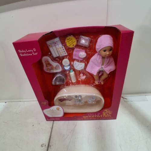 17PC OUR GENERATION BABY LACY DOLL BATHTIME SET - (MODEL: BD35507Z) image 2