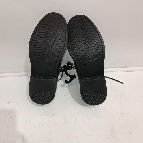 GEORGE MEN'S LACE-UP DRESS SHOES - 7 - BLACK image 4