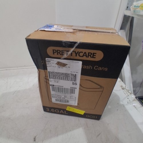 2PK PRETTYCARE SMART SENSOR TRASH CANS - 3.6 GAL - WHITE (MODEL: GC01) image 5