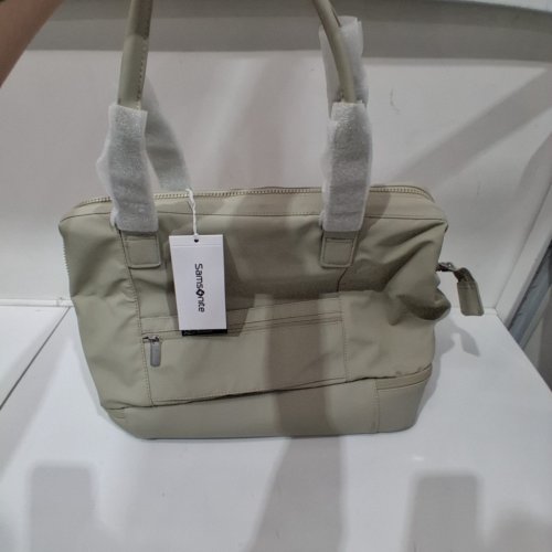 SAMSONITE COMPANION WEEKENDER BAG WITH DETACHABLE PADDED SHOULDER STRAP - 14" - LIMESTONE GREY (MODEL: 157791-D733) image 2