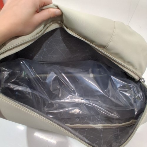 SAMSONITE COMPANION WEEKENDER BAG WITH DETACHABLE PADDED SHOULDER STRAP - 14" - LIMESTONE GREY (MODEL: 157791-D733) image 6