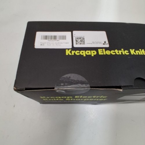KRCQAP ELECTRIC 3-STAGE DIAMOND ABRASIVE KNIFE SHARPENER - 15° GUIDE ANGLE - STAINLESS STEEL image 7