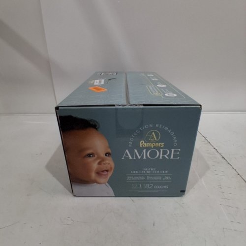 82PK PAMPERS AMORE MOST ABSORBENT AND BEST DIAPER - SIZE 1 - WHITE (UPC: 03077224453) image 3