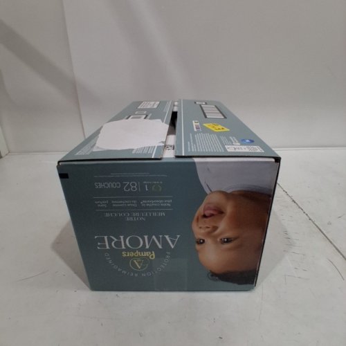 82PK PAMPERS AMORE MOST ABSORBENT AND BEST DIAPER - SIZE 1 - WHITE (UPC: 03077224453) image 4