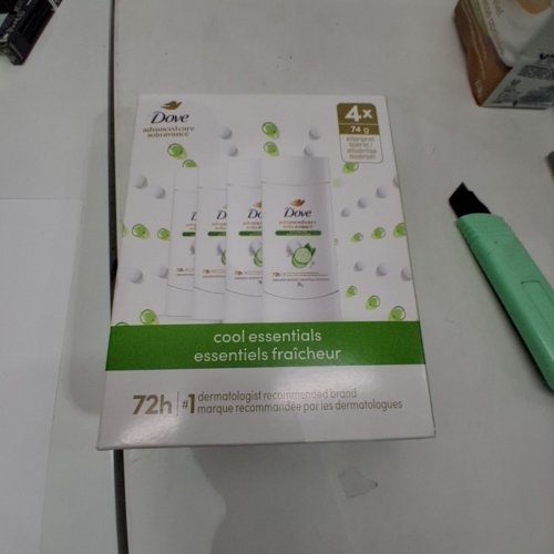 3PK DOVE 72H PROTECTION ADVANCED CARE DEODORANT - COOL ESSENTIALS - 74G/EACH image 3