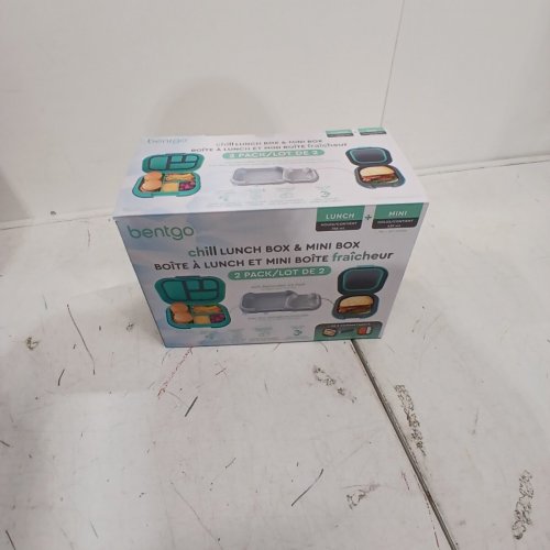 3PC BENTGO KID'S LEAKPROOF BENTO BOXES WITH BUILT IN ICE PACK, 3.3CUP CAPACITY - DARK GREY/GREEN (MODEL: 1997883) image 5