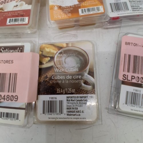 12 ASSORTED SCENTSATIONALS SCENTED WAX MELT CUBES - 2.5 OZ EACH - WHITE MOCHA, HAZELNUT CREAM, BANANA TOFFEE PIE image 3