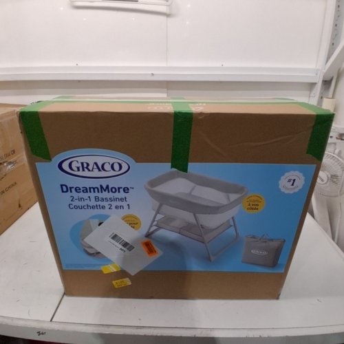 GRACO DREAMMORE BEDSIDE BASSINET - WILLOW/WHITE/GREY (MODEL : 2211115) image 5