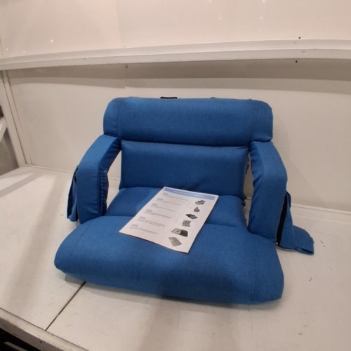 YEYEEYYEE WIDE STADIUM SEATS WITH BACK SUPPORT - 25" - BLUE image 2