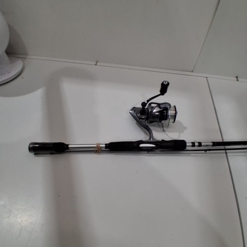 BPS FORMULA SPINNING COMBO FISHING ROD - 5:0:1 - 7FT - MEDIUM / HEAVY - FAST - BLACK - (MODEL:FM7040MHS) image 2