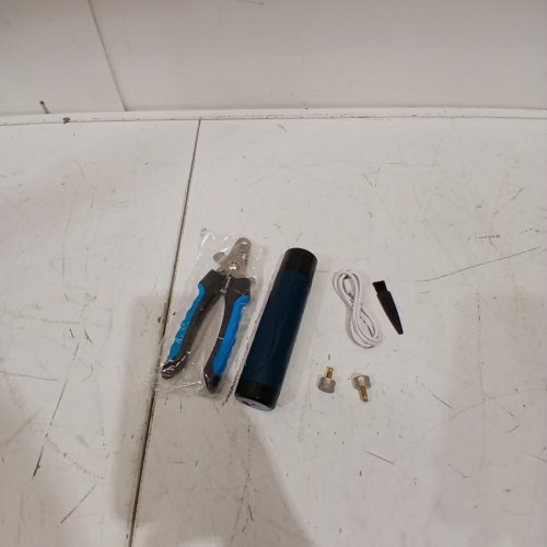2PC YABIFE RECHARGEABLE ELECTRIC PET NAIL GRINDER AND CLIPPER KIT - BLACK/BLUE image 3
