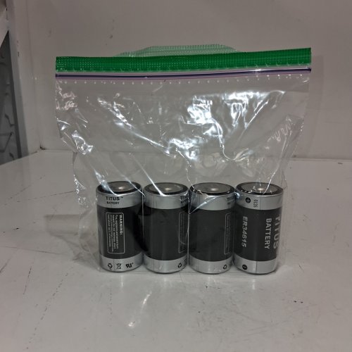 4PK TITUS LITHIUM BATTERIES - D SIZE, 3.6 V, 19000 MAH (MODEL: ER34615) image 5