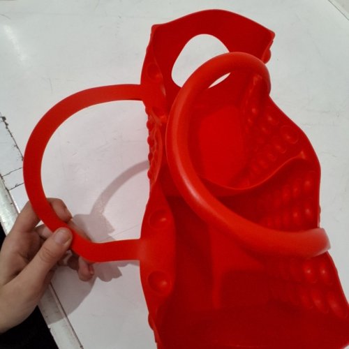 GISEO POP-IT FIDGET CARRY CADDY/TOTE BAG FOR TONIES - 9" - RED image 5