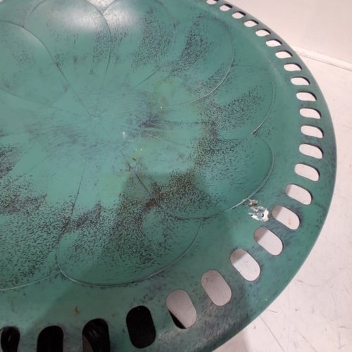 VIVOHOME POLYRESIN ANTIQUE OUTDOOR GARDEN BIRD BATH - GREEN image 3