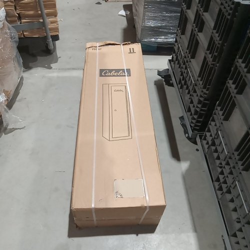 CABELA'S 8-GUN SECURITY CABINET - 55" X 17" X 10" - GREY (MODEL:13190) image 2
