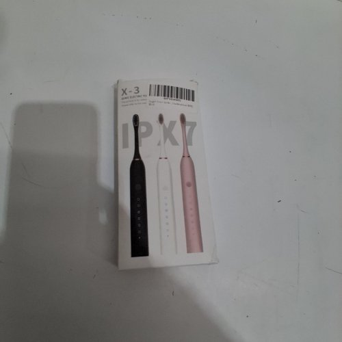 SONIC ELECTRIC TOOTHBRUSH WITH 6 REPLACEABLE BRUSHES - 3.7V 1W 500MAH - WHITE image 4