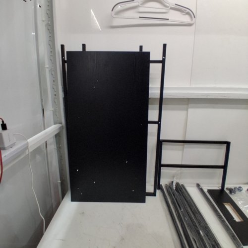 GARVEE HEAVY DUTY METAL TABLE / STAND WITH OUTLETS - 32" X 32" - BLACK (MODEL: PHK_38VRGVWU) image 6