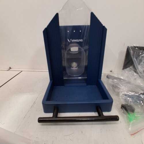 VINGUYS METAL BIRD FEEDER WITH CAMERA - 2.5 K, 130° VIEW - BLUE (STYLE: V-FEEDER METAL) image 3