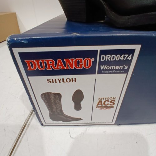 WOMEN'S DURANGO SHYLOH WESTERN BOOT - SIZE 8 - BLACK (STYLE: DRD0474) image 3