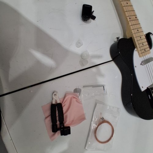 LYX PRO ELECTRIC GUITAR - 30" - BLACK (STYLE: TELECASTER) image 5