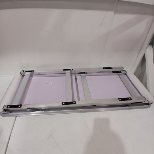 VEVOR FOLDABLE MULTIPURPOSE TABLE WITH VELCRO FABRIC SHIELD & SHELF - 38" X 34" X 15" - 110LBS CAP - BLACK/SILVER (MODEL: DX9930) image 5