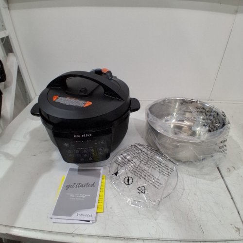 INSTANT POT RIO WIDE 7-IN-1 WHISPERQUIET ELECTRIC PRESSURE COOKER, STEAMER, SAUTE & YOGURT MAKER WITH EASY-SEAL LID - 7.5 QT - BLACK (MODEL: 113-1066-01) image 3