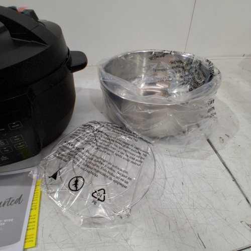INSTANT POT RIO WIDE 7-IN-1 WHISPERQUIET ELECTRIC PRESSURE COOKER, STEAMER, SAUTE & YOGURT MAKER WITH EASY-SEAL LID - 7.5 QT - BLACK (MODEL: 113-1066-01) image 4