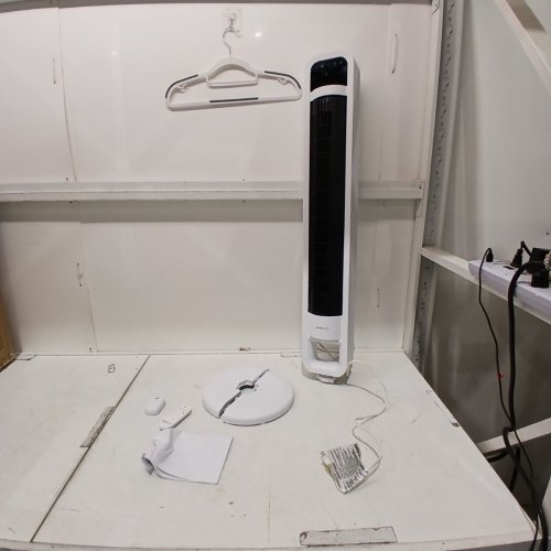 OMNIBREEZE PREMIUM 38" OSCILLATING TOWER FAN WITH WIFI CONTROL, 5-SPEEDS & REMOTE - WHITE/BLACK (MODEL: 5333021/DC2313R-G) image 3