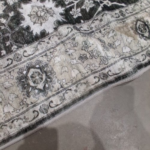 WASH LUXE FLORAL AREA RUG - 5FT X 7FT -GREEN/GREY (MODEL: 2046294) image 4