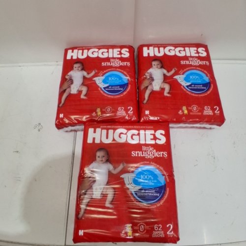 186PK HUGGIES LITTLE SNUGGLERS DIAPERS - SIZE 2 (MODEL: 56310) image 2