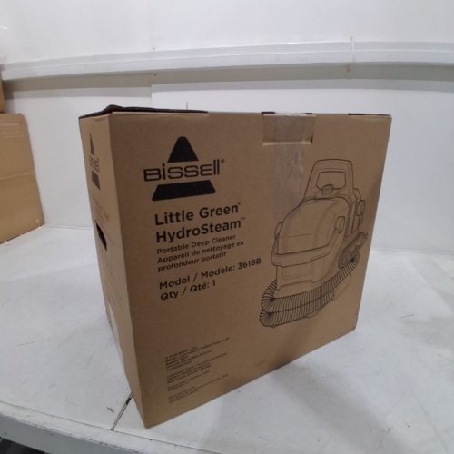 BISSELL LITTLE GREEN HYDROSTEAM MULTI-SURFACE PORTABLE DEEP CARPET/UPHOLSTERY CLEANER - 64OZ WATER TANK - BLACK (MODEL : 3618B TYPE 2) image 6