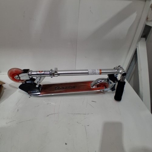 RAZOR SPARK ULTRA KICK SCOOTER WITH A REAR-FENDER BRAKE, & ADJUSTABLE HANDLEBARS - FOR KIDS AGES 8+ - RED (MODEL: 13010481) image 2