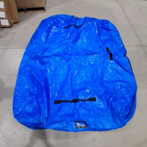 MATTRESS COVER MOVING BAG WITH HANDLES - QUEEN 70" X 80" - BLUE image 2