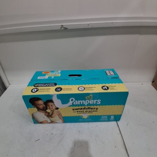 100PK PAMPERS SWADDLERS PULL-ON DIAPERS - SIZE 5 image 2