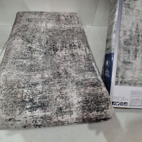 WYATT & ASH IMAGINE CHENILLE WASHABLE AREA RUG - 9FT X 6FT - GREY (MODEL: 1737288) image 3
