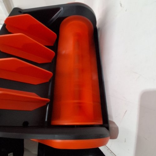 VOLTASK CORDLESS ELECTRIC SNOW SHOVEL WITH CHARGER - 13" - 24V - BLACK/ORANGE - (MODEL: CSS001-130OR-CAVK/SS-20B) image 2