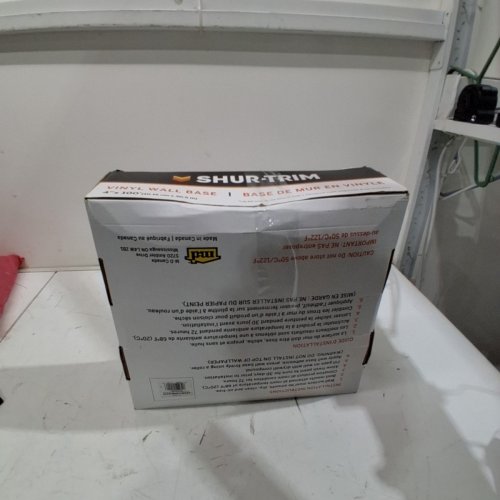 SHUR-TRIM VINYL WALL BASE SELF STICK ROLL USED FOR RESIDENTIAL OR COMMERCIAL MOLDING - 4" X 100FT - BLACK (MODEL:FBSS420BLK20) image 4