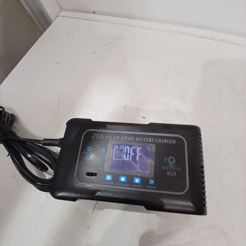 LITHIUM PORTABLE SMART BATTERY CHARGER AND MAINTAINER - 20A 12/24V - BLACK (MODEL: P20,EF20,N20) image 3