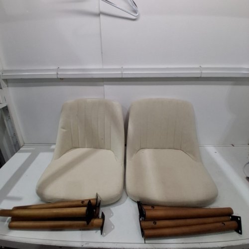 2PK MALOL MODERN UPHOLSTERED DINING CHAIRS WITH BACK - CAMEL (MODEL: DCW21) image 2