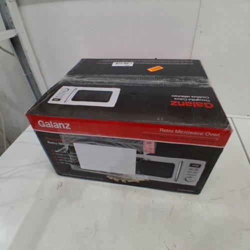 GALANZ RETRO STYLE COUNTERTOP MICROWAVE OVEN - 0.7CU.FT. - WHITE (MODEL: GLCMKZ07WER07) image 5