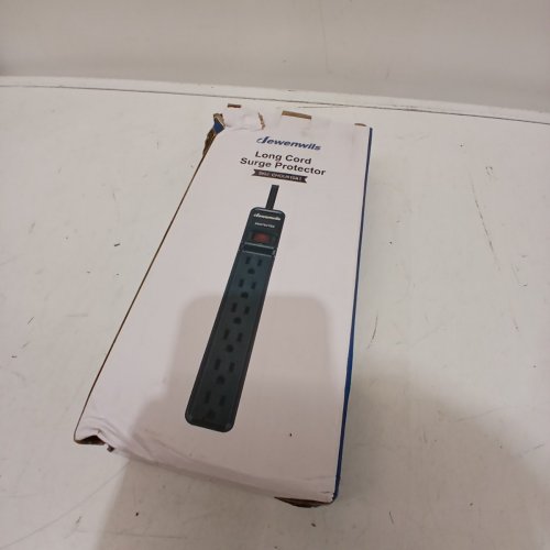 DEWENWILS 6-OUTLET SURGE PROTECTOR POWER BAR - 10FT CORD - BLACK - (MODEL: CHOU610A1) image 4