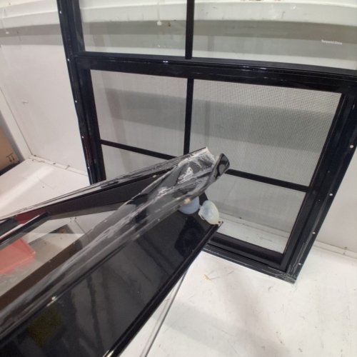 2PK MELKUS FLUSH MOUNT SHED/CHICKEN COOP WINDOWS - 24" X 36" - BLACK image 5